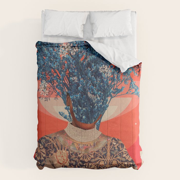Her Veiled Smiles Comforter Gallery Image 6