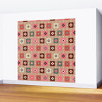 Festive Winter Quilt Tiles With Stars Wall Mural Gallery Image 2