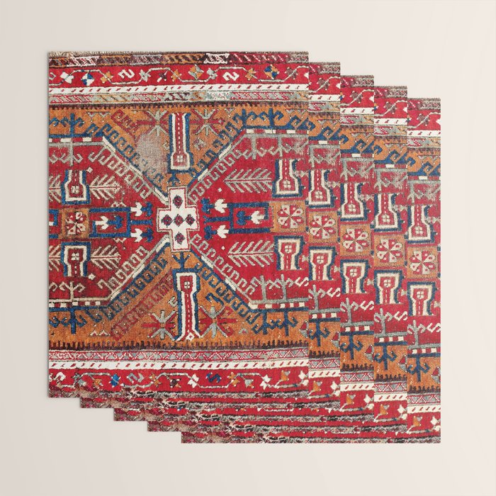 Ladik Central Anatolian Rug Print Wrapping Paper Gallery Image 3