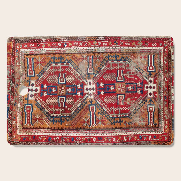 Ladik Central Anatolian Rug Print Cutting Board Gallery Image 1