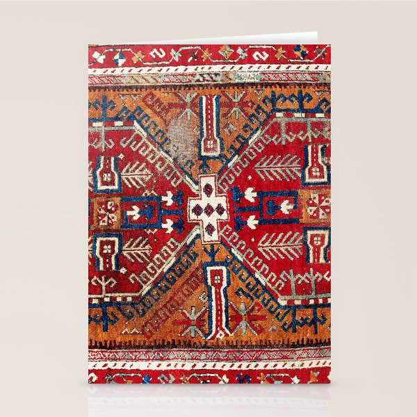 Ladik Central Anatolian Rug Print Stationery Card Gallery Image 2