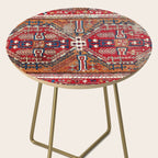 Ladik Central Anatolian Rug Print Side Table Gallery Image 2