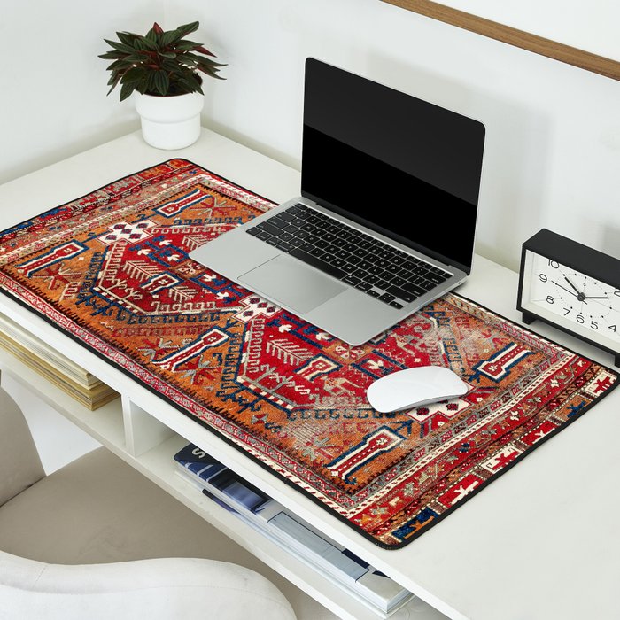 Ladik Central Anatolian Rug Print Desk Mat Gallery Image 2