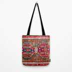 Ladik Central Anatolian Rug Print Tote Bag Gallery Image 2