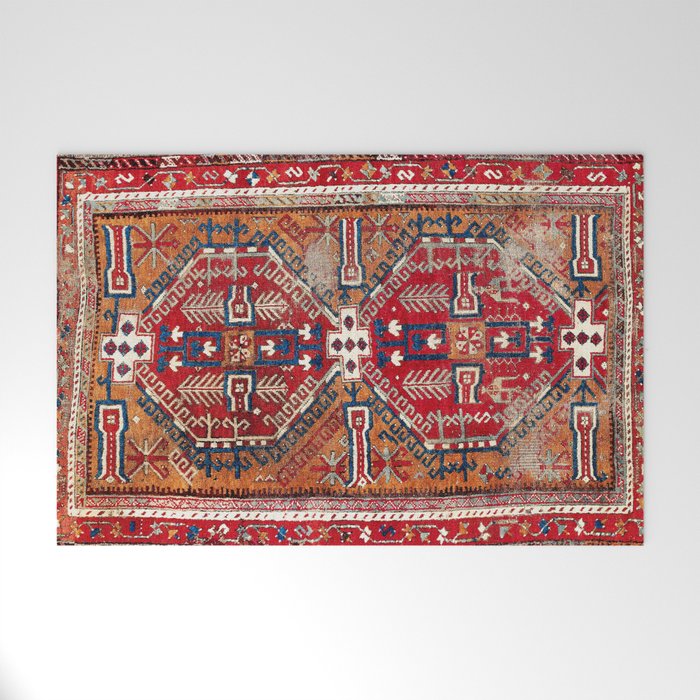 Ladik Central Anatolian Rug Print Welcome Mat Gallery Image 1