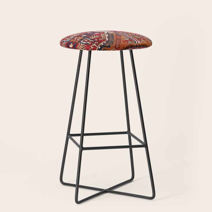 Ladik Central Anatolian Rug Print Stool Gallery Image 1