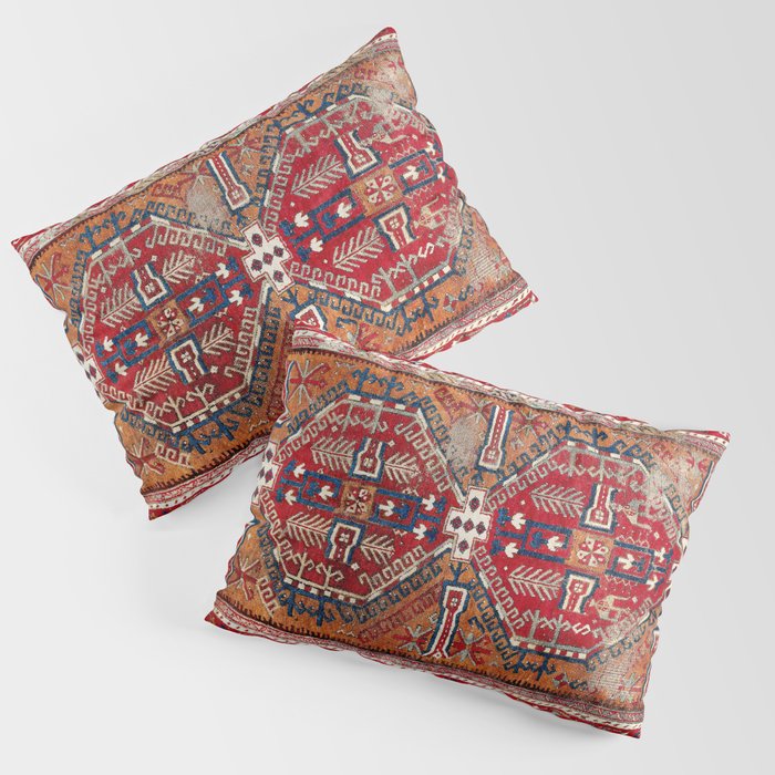 Ladik Central Anatolian Rug Print Pillow Sham Gallery Image 3