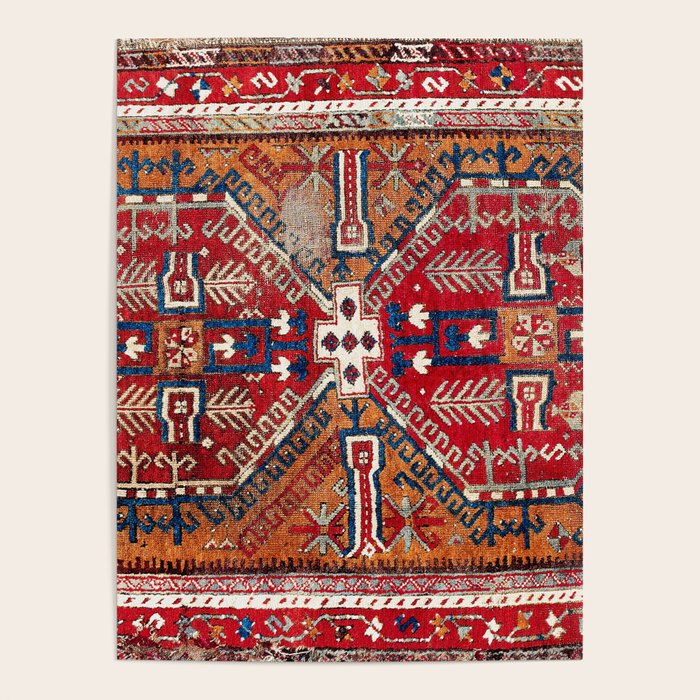 Ladik Central Anatolian Rug Print Poster Gallery Image 4