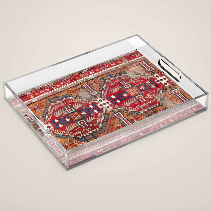Ladik Central Anatolian Rug Print Acrylic Tray Gallery Image 1