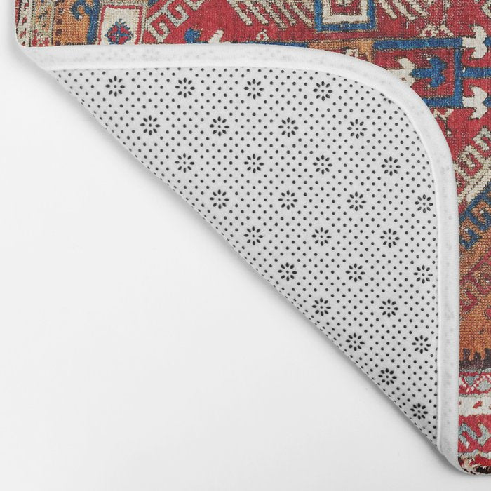 Ladik Central Anatolian Rug Print Bath Mat Gallery Image 2