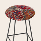 Ladik Central Anatolian Rug Print Stool Gallery Image 2