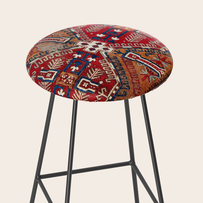 Ladik Central Anatolian Rug Print Stool Gallery Image 2