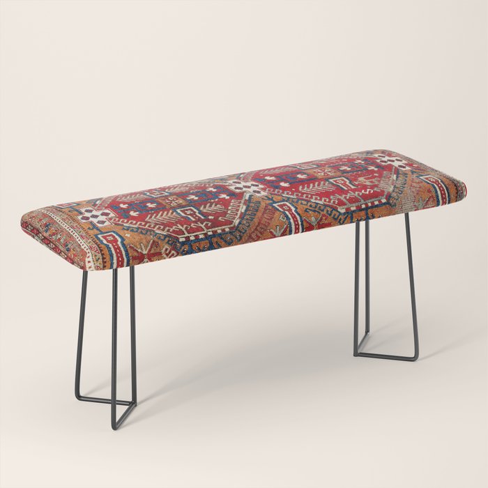 Ladik Central Anatolian Rug Print Bench Gallery Image 1