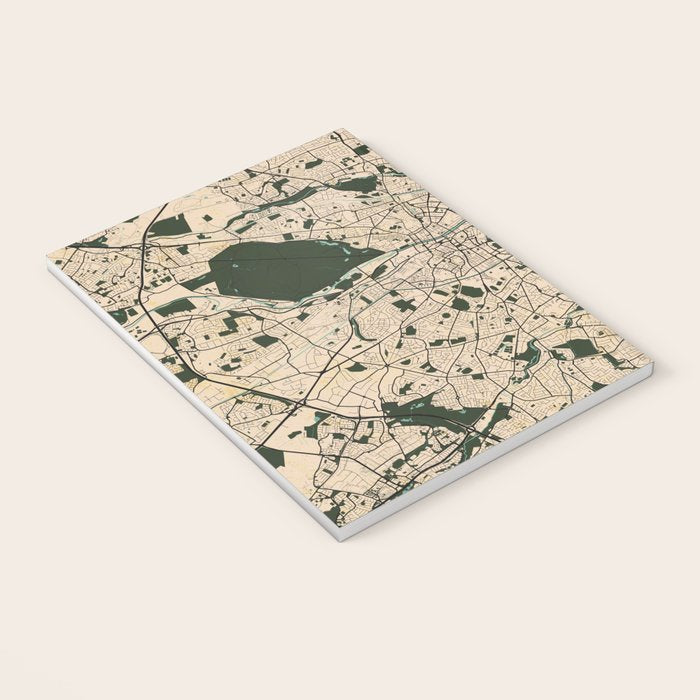 Dublin City Map of Ireland - Vintage Notebook Gallery Image 3