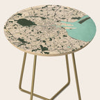 Dublin City Map of Ireland - Vintage Side Table Gallery Image 2