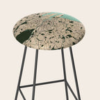 Dublin City Map of Ireland - Vintage Stool Gallery Image 2