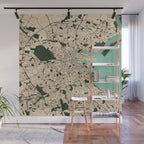 Dublin City Map of Ireland - Vintage Wall Mural Gallery Image 1