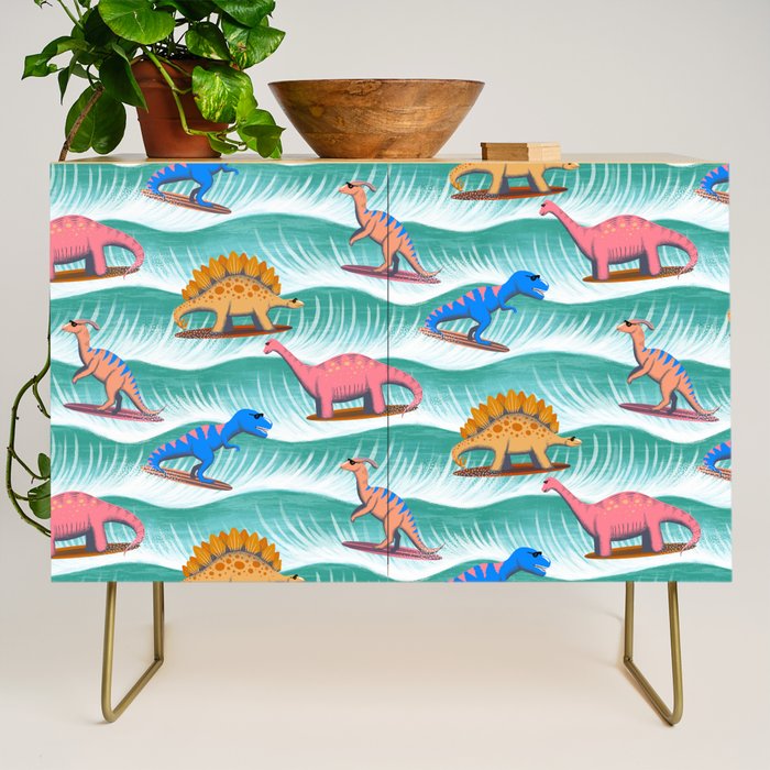 Surfosaurus - sea green  Credenza Gallery Image 1