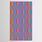 Mixed Stripes Pattern II Primary Rainbow Tablecloth Gallery Image 2