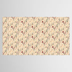 Spring Garden Flower Collection - Cream Tablecloth Gallery Image 2