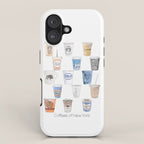 Coffees of New York iPhone Case Gallery Image 1