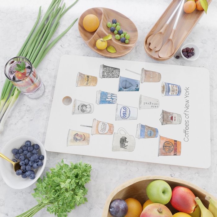 Coffees of New York Cutting Board Gallery Image 2