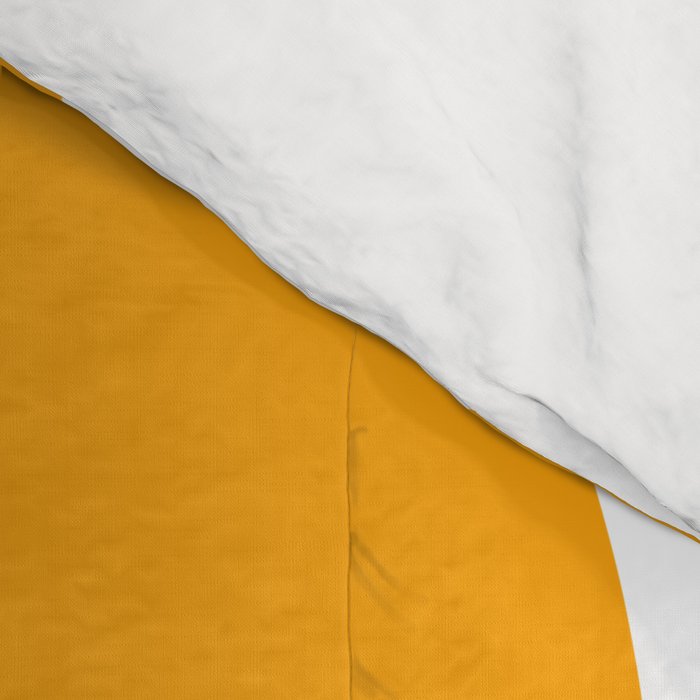 Mid Century Modern Abstract Lounge Pattern in Yellow Orange and White Comforter Gallery Image 4