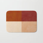 abstract retro shapes earthy 9 Bath Mat Gallery Image 1