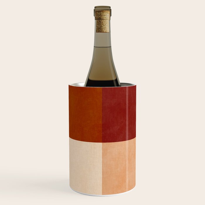 abstract retro shapes earthy 9 Wine Chiller Gallery Image 1