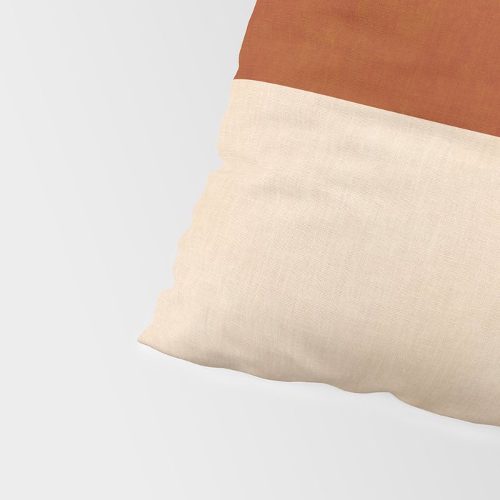abstract retro shapes earthy 9 Pillow Sham Gallery Image 4