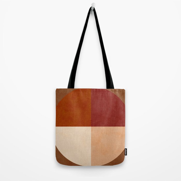 abstract retro shapes earthy 9 Tote Bag Gallery Image 2