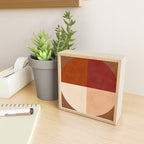 abstract retro shapes earthy 9 Mini Art Print Gallery Image 2