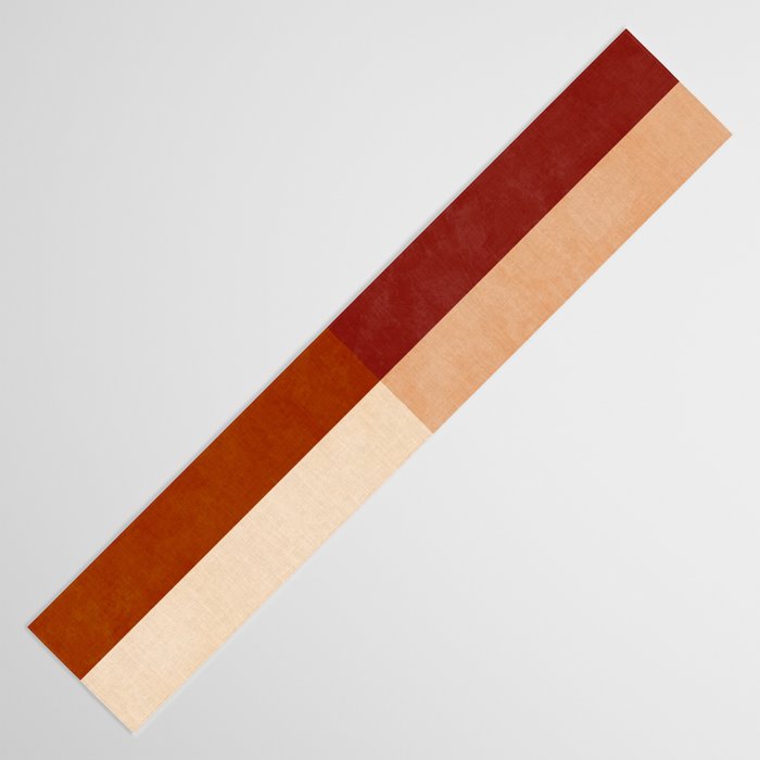 abstract retro shapes earthy 9 Table Runner Gallery Image 3