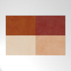 abstract retro shapes earthy 9 Welcome Mat Gallery Image 1