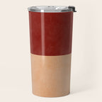 abstract retro shapes earthy 9 Travel Mug Gallery Image 2