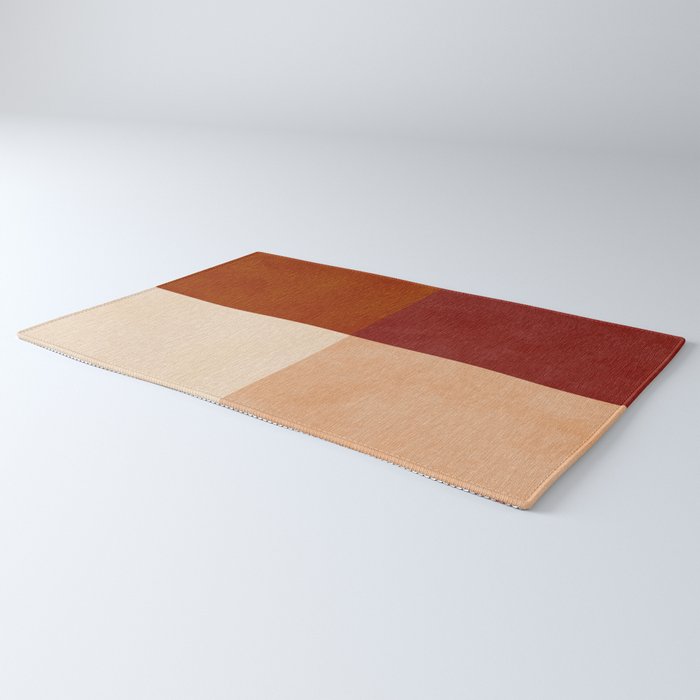 abstract retro shapes earthy 9 Rug Gallery Image 3