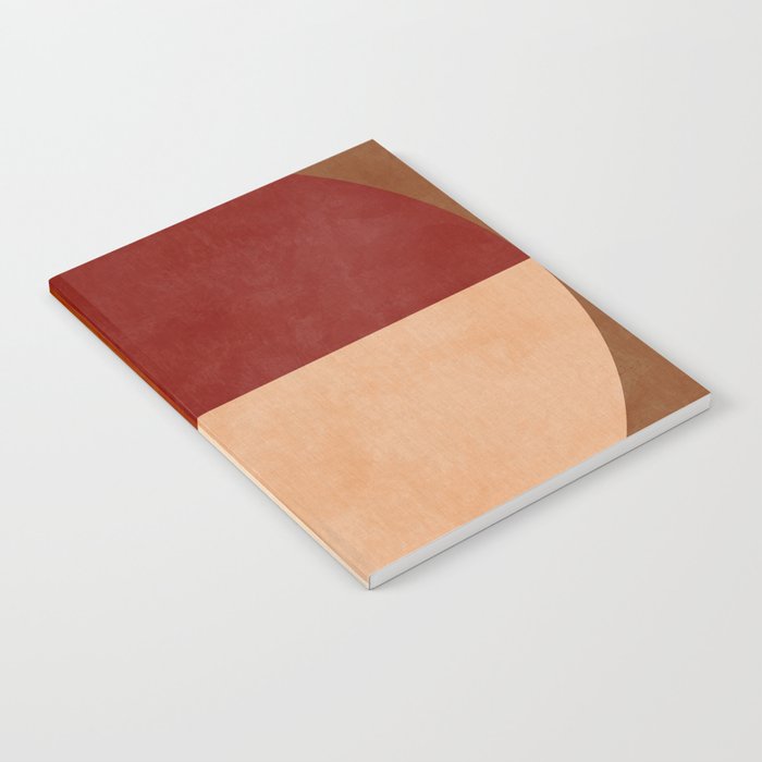 abstract retro shapes earthy 9 Notebook Gallery Image 1