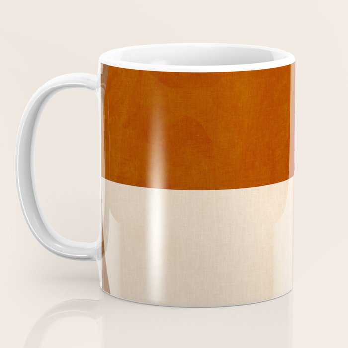 abstract retro shapes earthy 9 Coffee Mug Gallery Image 3