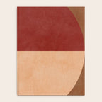 abstract retro shapes earthy 9 Notebook Gallery Image 4