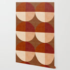 abstract retro shapes earthy 9 Wallpaper Gallery Image 2