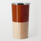 abstract retro shapes earthy 9 Travel Mug Gallery Image 1