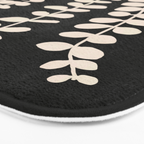 Minimal Abstract Leaves 17 Bath Mat Gallery Image 3