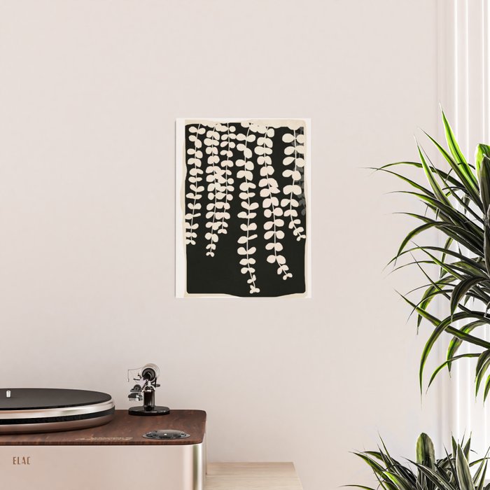 Minimal Abstract Leaves 17 Poster Gallery Image 2