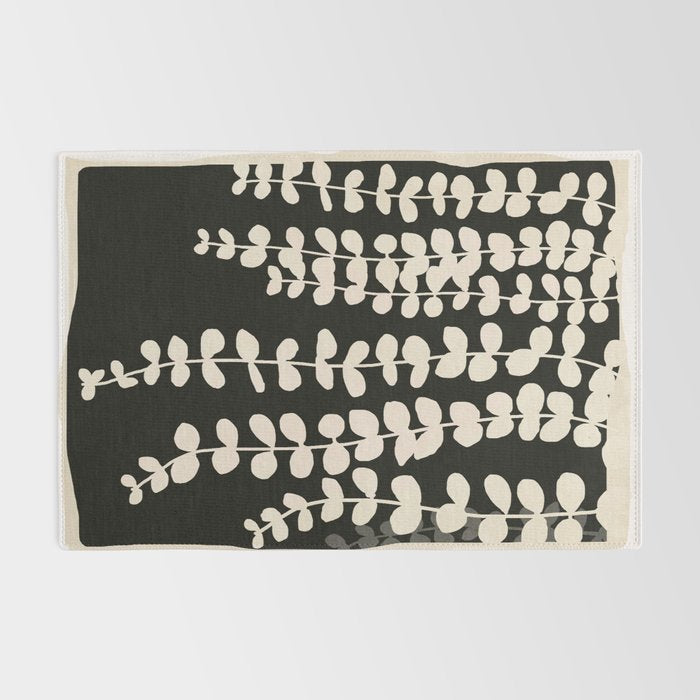 Minimal Abstract Leaves 17 Rug Gallery Image 2