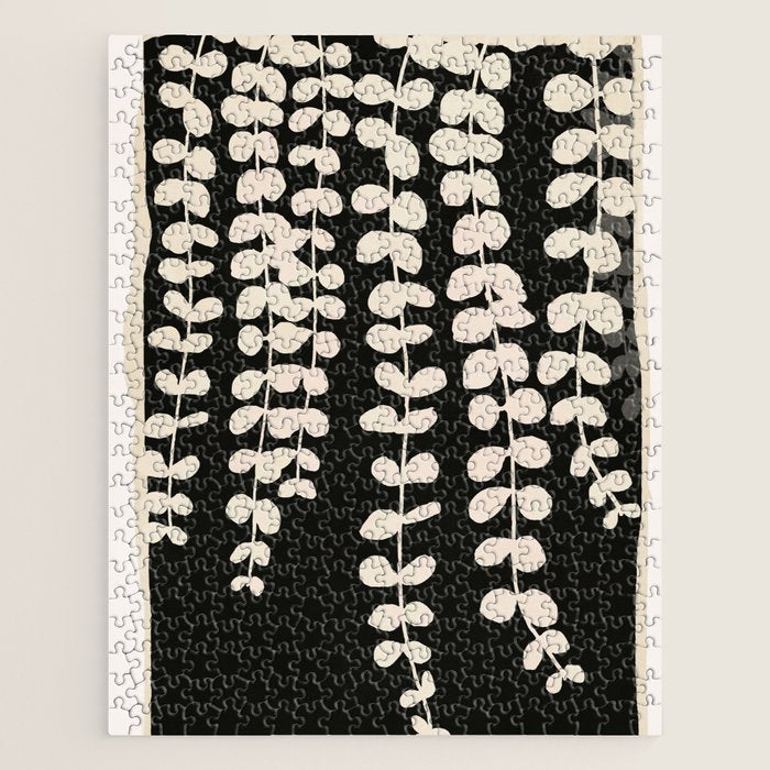 Minimal Abstract Leaves 17 Jigsaw Puzzle Gallery Image 1