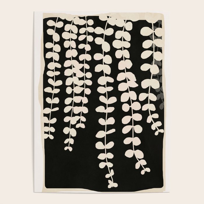 Minimal Abstract Leaves 17 Poster Gallery Image 4