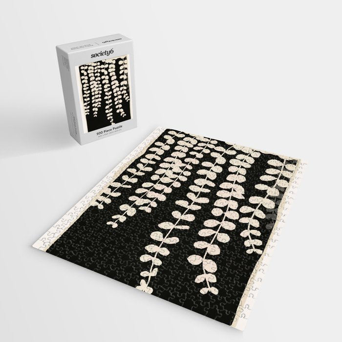 Minimal Abstract Leaves 17 Jigsaw Puzzle Gallery Image 2