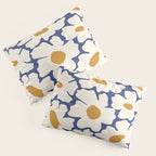 Boho Blue blossom garden  Pillow Sham Gallery Image 3