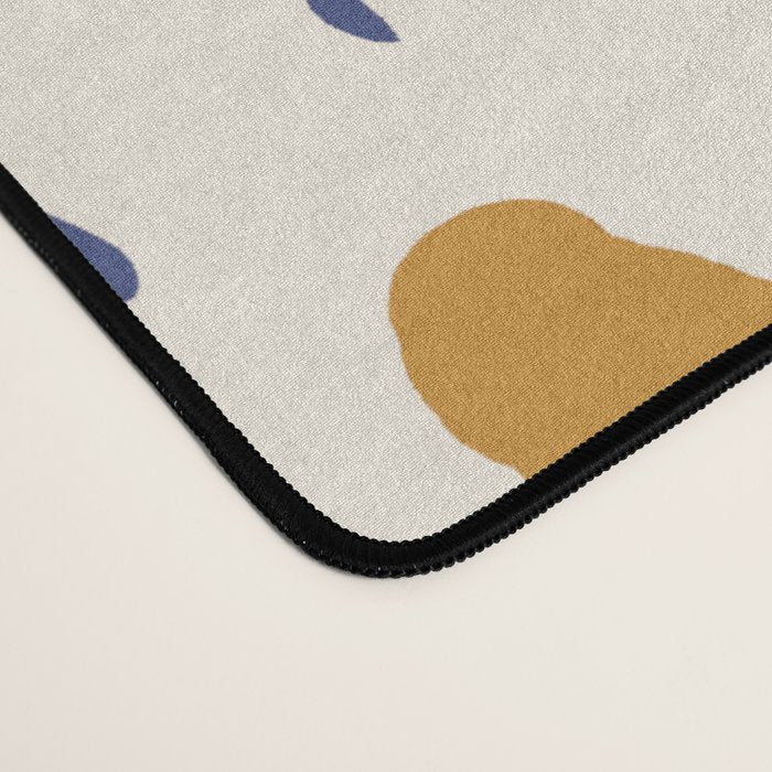 Boho Blue blossom garden  Desk Mat Gallery Image 4