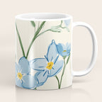Wildflower Garden in Soft Tones Coffee Mug Gallery Image 1